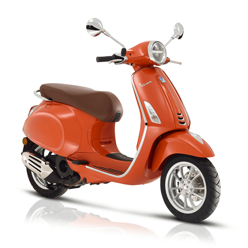 Vespa Primavera 125cc Oranje bij sanderstweewielers