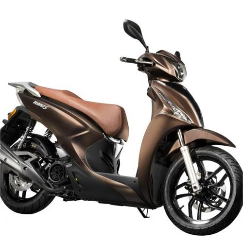 De Kymco New People S mat bruin 25km